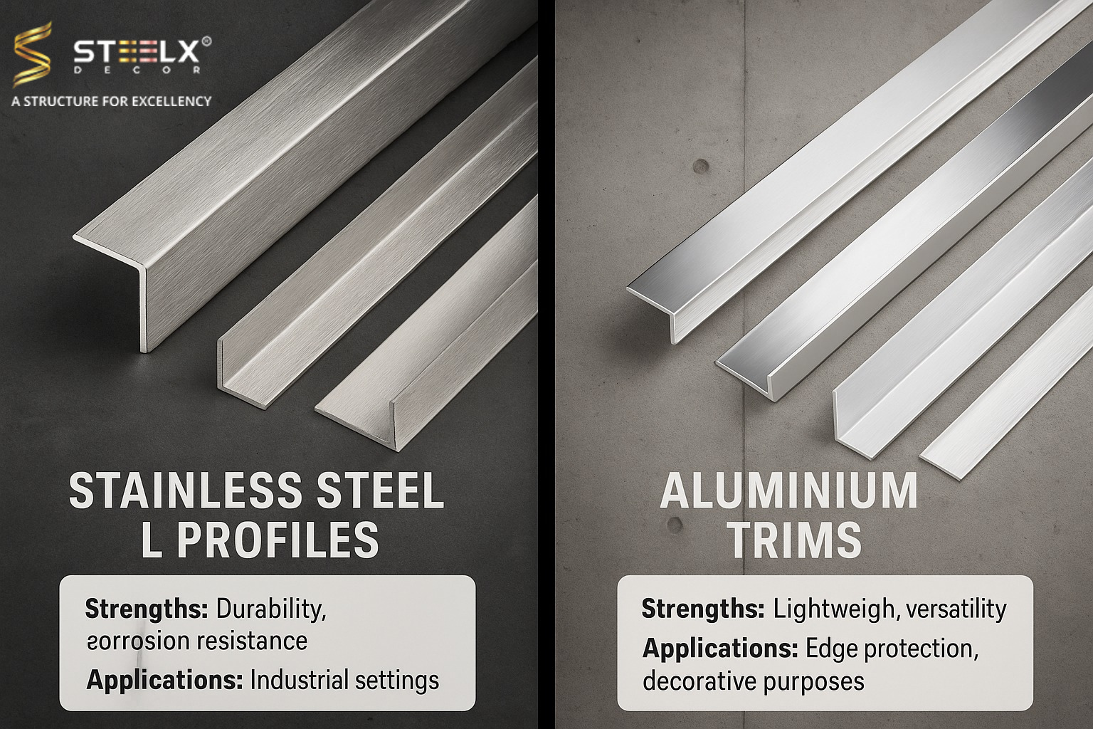 Stainless Steel L Profiles